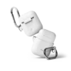 Airpod Protection En Silicone Avec Mousqueton / Blanc 2 Airpod Protection En Silicone Avec Mousqueton / Blanc -TheKase Elegant Boutique 105600 large