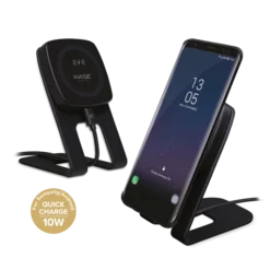 Support De Recharge Sans Fil Qi Universel Magnétique (Charge Rapide 10W), Noir
