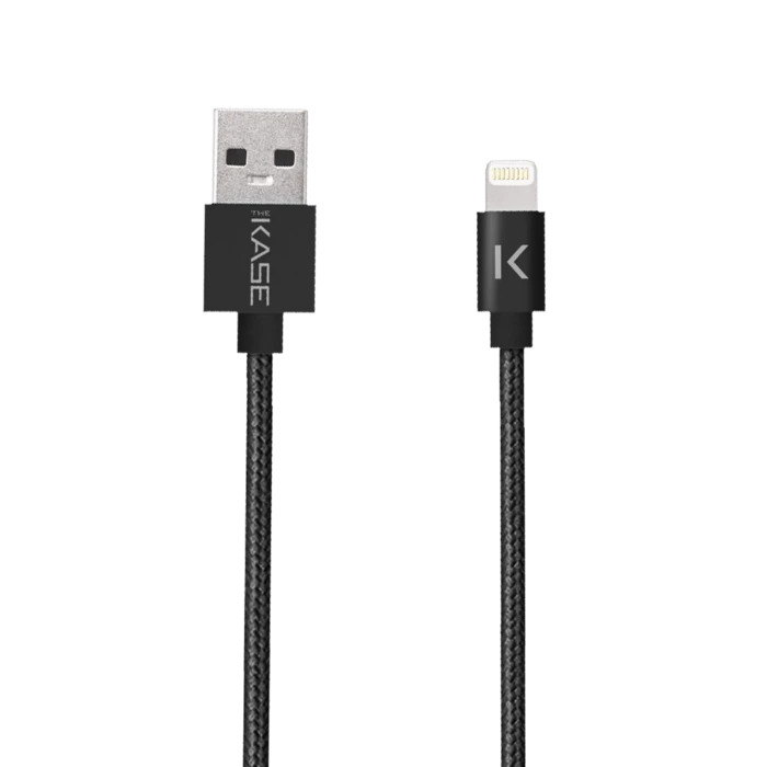Câble Lightning® Certifié MFi Apple Vers USB Tressé Métallisé Charge/Sync (2M), Noir 3 Câble Lightning® Certifié MFi Apple Vers USB Tressé Métallisé Charge/Sync (2M), Noir