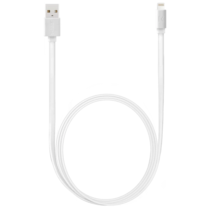 Câble Lightning Certifié MFi Apple Charge Speed 2.4A Charge/ Sync (1M), Blanc Lumineux 4 Câble Lightning Certifié MFi Apple Charge Speed 2.4A Charge/ Sync (1M), Blanc Lumineux – Image 2