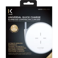 Base De Recharge Sans Fil Qi Universelle Rapide (7,5W/10W), Argent Métallisé 12 Base De Recharge Sans Fil Qi Universelle Rapide (7,5W/10W), Argent Métallisé -TheKase Elegant Boutique 108816 large