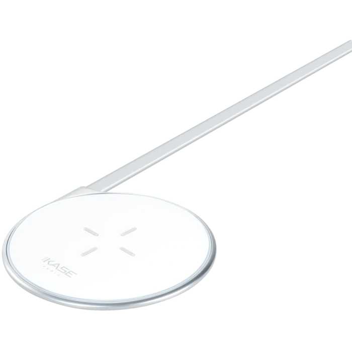 Base De Recharge Sans Fil Qi Universelle Rapide (7,5W/10W), Argent Métallisé 4 Base De Recharge Sans Fil Qi Universelle Rapide (7,5W/10W), Argent Métallisé – Image 2