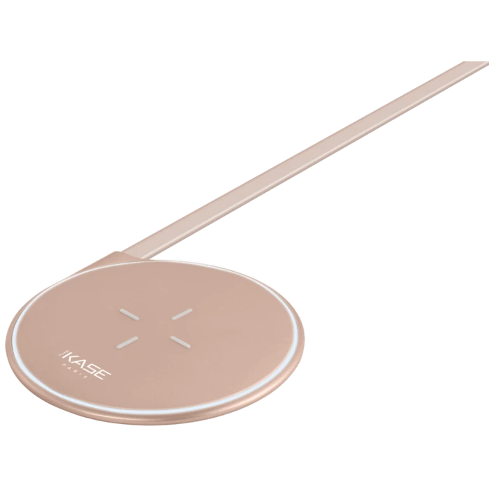 Base De Recharge Sans Fil Qi Universelle Rapide (7,5/10W), Or Rose 4 Base De Recharge Sans Fil Qi Universelle Rapide (7,5/10W), Or Rose – Image 2