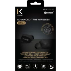 Ecouteurs Intra-auriculaires Advanced True Wireless Sans Fil Gen 2.0 Avec Boîtier De Charge, Noir 10 Ecouteurs Intra-auriculaires Advanced True Wireless Sans Fil Gen 2.0 Avec Boîtier De Charge, Noir -TheKase Elegant Boutique 110501 large