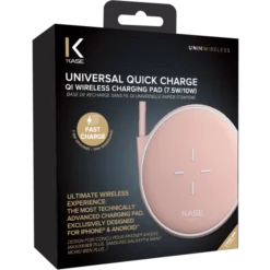 Base De Recharge Sans Fil Qi Universelle Rapide (7,5/10W), Or Rose 13 Base De Recharge Sans Fil Qi Universelle Rapide (7,5/10W), Or Rose -TheKase Elegant Boutique 110636 large
