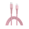 Câble USB-C Vers Lightning Certifié MFi Apple Métallisé Tressé Charge/sync (1M), Or Rose 2 Câble USB-C Vers Lightning Certifié MFi Apple Métallisé Tressé Charge/sync (1M), Or Rose -TheKase Elegant Boutique 113707 large