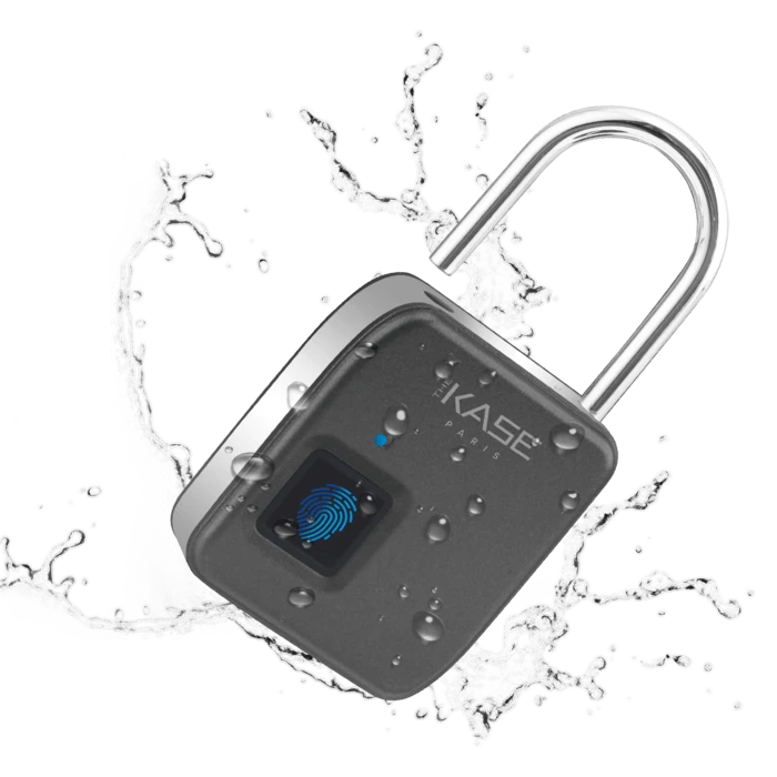 Cadenas Biométrique Intelligent Étanche IP65, Noir 4 Cadenas Biométrique Intelligent Étanche IP65, Noir – Image 2