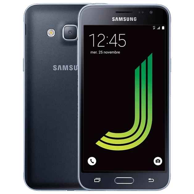 Samsung Galaxy J3 (2016) Reconditionné 8 Go, Noir, Débloqué 3 Samsung Galaxy J3 (2016) Reconditionné 8 Go, Noir, Débloqué