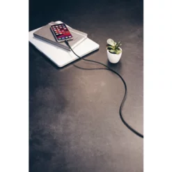 Câble USB-C Vers Lightning Certifié MFi Apple Métallisé Tressé Charge/sync (2M), Noir 9 Câble USB-C Vers Lightning Certifié MFi Apple Métallisé Tressé Charge/sync (2M), Noir -TheKase Elegant Boutique 117352 large