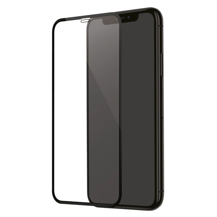 Protection D'écran En Verre Trempé Bord à Bord Incurvé Pour Apple IPhone XS Max/11 Pro Max, Black 3 Protection D'écran En Verre Trempé Bord à Bord Incurvé Pour Apple IPhone XS Max/11 Pro Max, Black
