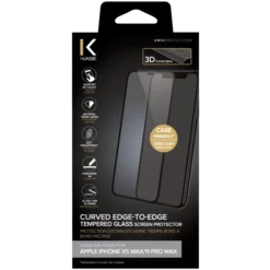 Protection D'écran En Verre Trempé Bord à Bord Incurvé Pour Apple IPhone XS Max/11 Pro Max, Black 8 Protection D'écran En Verre Trempé Bord à Bord Incurvé Pour Apple IPhone XS Max/11 Pro Max, Black -TheKase Elegant Boutique 117807 large