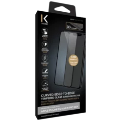 Protection D'écran En Verre Trempé Bord à Bord Incurvé Pour Apple IPhone XS Max/11 Pro Max, Black 9 Protection D'écran En Verre Trempé Bord à Bord Incurvé Pour Apple IPhone XS Max/11 Pro Max, Black -TheKase Elegant Boutique 117808 large
