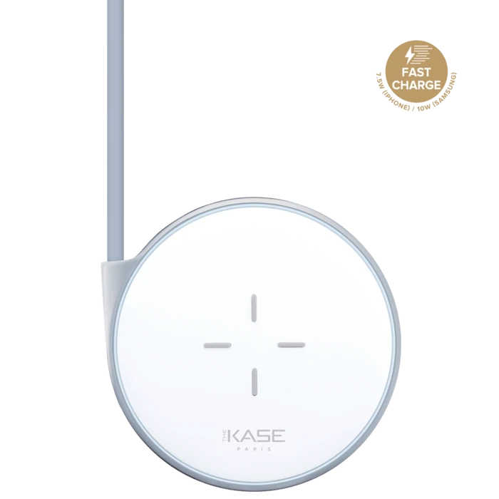 Base De Recharge Sans Fil Qi Universelle Rapide (7,5W/10W), Argent Métallisé 3 Base De Recharge Sans Fil Qi Universelle Rapide (7,5W/10W), Argent Métallisé