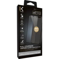Protection D'écran En Verre Trempé (100% De Surface Couverte) Pour Apple IPhone XS Max/11 Pro Max , Noir -TheKase Elegant Boutique 118807 large