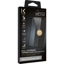 Protection D'écran En Verre Trempé (100% De Surface Couverte) Pour Apple IPhone X/XS/11 Pro, Noir 9 Protection D'écran En Verre Trempé (100% De Surface Couverte) Pour Apple IPhone X/XS/11 Pro, Noir -TheKase Elegant Boutique 118821 large