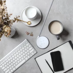 Base De Recharge Sans Fil Qi Universelle Rapide (7,5W/10W), Argent Métallisé 11 Base De Recharge Sans Fil Qi Universelle Rapide (7,5W/10W), Argent Métallisé -TheKase Elegant Boutique 119146 large