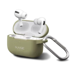 Coque Apple AirPods Pro En Gel De Silicone Doux, Vert Olive