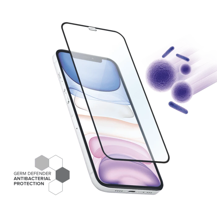 Protection D’écran Antibactérienne En Verre Trempé Ultra-résistant (100% De Surface Couverte) Pour Apple IPhone 12 Mini, Noir 3 Protection D’écran Antibactérienne En Verre Trempé Ultra-résistant (100% De Surface Couverte) Pour Apple IPhone 12 Mini, Noir