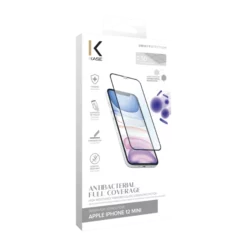 Protection D’écran Antibactérienne En Verre Trempé Ultra-résistant (100% De Surface Couverte) Pour Apple IPhone 12 Mini, Noir 14 Protection D’écran Antibactérienne En Verre Trempé Ultra-résistant (100% De Surface Couverte) Pour Apple IPhone 12 Mini, Noir -TheKase Elegant Boutique 128168 large