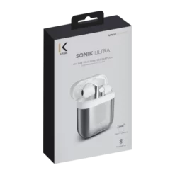 Écouteurs Sans Fil Sonik Ultra On-Ear Avec Boîtier De Chargement, Argent Titanium 17 Écouteurs Sans Fil Sonik Ultra On-Ear Avec Boîtier De Chargement, Argent Titanium -TheKase Elegant Boutique 128606 large