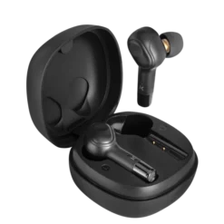 Devant 40 Écouteurs Sans Fil Sonik Pro Intra-auriculaires Avec Boîtier De Chargement, Noir Onyx