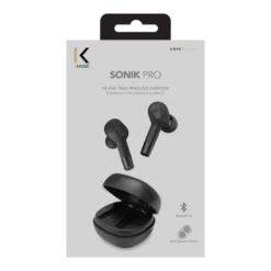 Écouteurs Sans Fil Sonik Pro Intra-auriculaires Avec Boîtier De Chargement, Noir Onyx -TheKase Elegant Boutique 129111 large