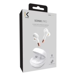 Écouteurs Sans Fil Sonik Pro Intra-auriculaires Avec Boîtier De Chargement, Blanc Perle -TheKase Elegant Boutique 129120 large