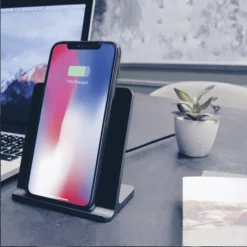 Support De Recharge Sans Fil Ultra Fin En Aluminium (Charge Rapide 10W), Noir De Jais -TheKase Elegant Boutique 133225 large