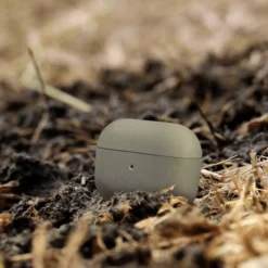 Coque Antibactérienne Vegan Bio 100 % Zéro Déchet Pour Apple AirPods Pro, Vert Olive -TheKase Elegant Boutique 133716 large