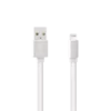 Câble Lightning Certifié MFi Apple Charge Speed 3A Charge/ Sync (1M), Blanc Lumineux