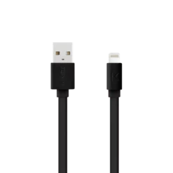 Câble Lightning Certifié MFi Apple Charge Speed 3A Charge/ Sync (1M), Noir De Jais