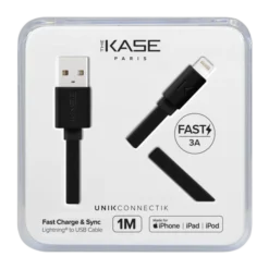 Câble Lightning Certifié MFi Apple Charge Speed 3A Charge/ Sync (1M), Noir De Jais 10 Câble Lightning Certifié MFi Apple Charge Speed 3A Charge/ Sync (1M), Noir De Jais -TheKase Elegant Boutique 133853 large