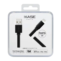 Câble Lightning Certifié MFi Apple Charge Speed 3A Charge/ Sync (1M), Noir De Jais 11 Câble Lightning Certifié MFi Apple Charge Speed 3A Charge/ Sync (1M), Noir De Jais -TheKase Elegant Boutique 133854 large