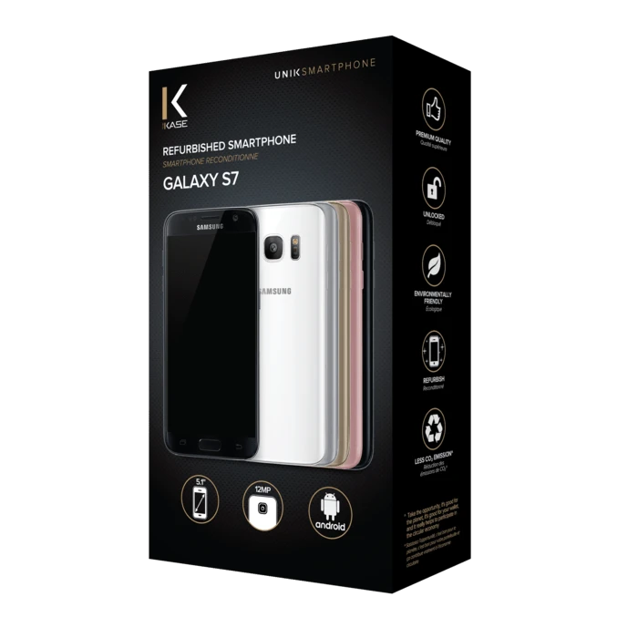 Samsung Galaxy S7 Reconditionné 32 Go, Noir, Débloqué 8 Samsung Galaxy S7 Reconditionné 32 Go, Noir, Débloqué – Image 6