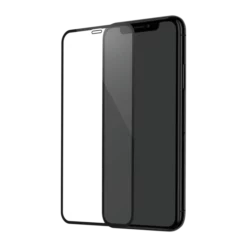 (D) Protection D'écran En Verre Trempé Bord à Bord Incurvé Pour Apple IPhone X/XS/11 Pro, Black