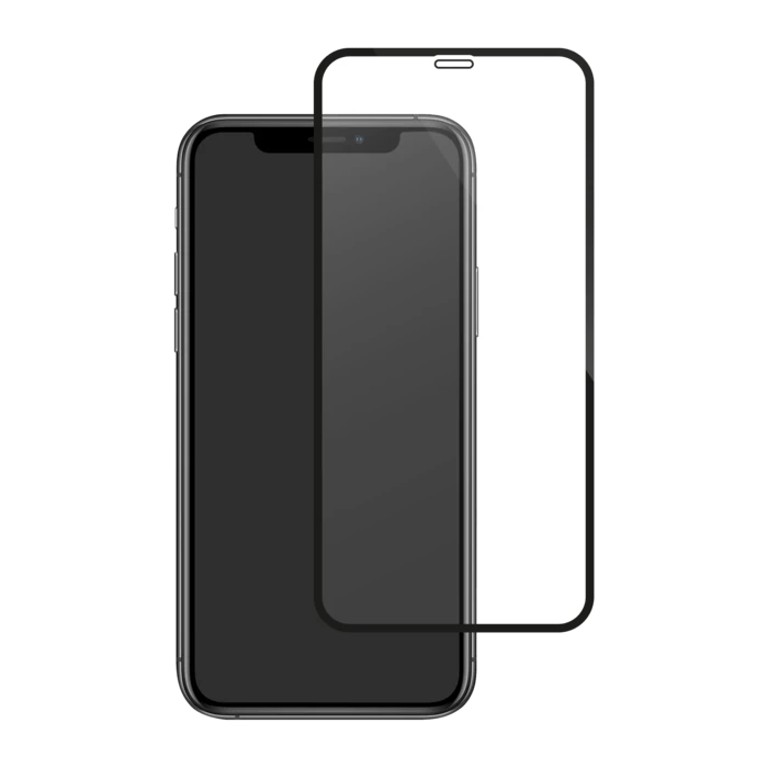 (D) Protection D'écran En Verre Trempé Bord à Bord Incurvé Pour Apple IPhone X/XS/11 Pro, Black 4 (D) Protection D'écran En Verre Trempé Bord à Bord Incurvé Pour Apple IPhone X/XS/11 Pro, Black – Image 2
