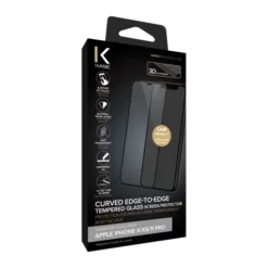 (D) Protection D'écran En Verre Trempé Bord à Bord Incurvé Pour Apple IPhone X/XS/11 Pro, Black 15 (D) Protection D'écran En Verre Trempé Bord à Bord Incurvé Pour Apple IPhone X/XS/11 Pro, Black -TheKase Elegant Boutique 134782 large