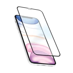 Devant 25 (O) Protection D’écran Antibactérienne En Verre Trempé Ultra-résistant à Bords Incurvés Pour Apple IPhone X/XS/11 Pro, Noir