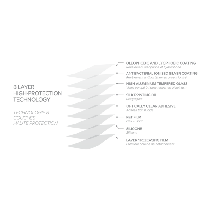 (O) Protection D’écran Antibactérienne En Verre Trempé Ultra-résistant à Bords Incurvés Pour Apple IPhone X/XS/11 Pro, Noir 6 (O) Protection D’écran Antibactérienne En Verre Trempé Ultra-résistant à Bords Incurvés Pour Apple IPhone X/XS/11 Pro, Noir – Image 4