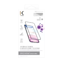 (O) Protection D’écran Antibactérienne En Verre Trempé Ultra-résistant à Bords Incurvés Pour Apple IPhone X/XS/11 Pro, Noir 14 (O) Protection D’écran Antibactérienne En Verre Trempé Ultra-résistant à Bords Incurvés Pour Apple IPhone X/XS/11 Pro, Noir -TheKase Elegant Boutique 137973 large