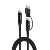 Câble Tressé Métallisé 2 En 1 USB-A Et C Vers USB-C 3.2 GEN 2 (1M) 2 Câble Tressé Métallisé 2 En 1 USB-A Et C Vers USB-C 3.2 GEN 2 (1M) -TheKase Elegant Boutique 138932 large