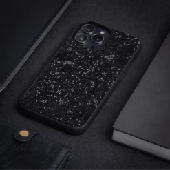 Coque Bling Strass Pour Apple IPhone 13 Pro Max, Minuit Noir 13 Coque Bling Strass Pour Apple IPhone 13 Pro Max, Minuit Noir -TheKase Elegant Boutique 140323 large