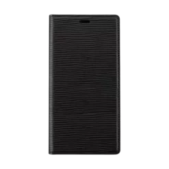 Diarycase 2.0 Coque Clapet En Cuir Véritable Avec Support Aimanté Pour Apple IPhone 13, Noir Minuit