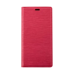 Diarycase 2.0 Coque Clapet En Cuir Véritable Avec Support Aimanté Pour Apple IPhone 13, Rouge Bordeaux