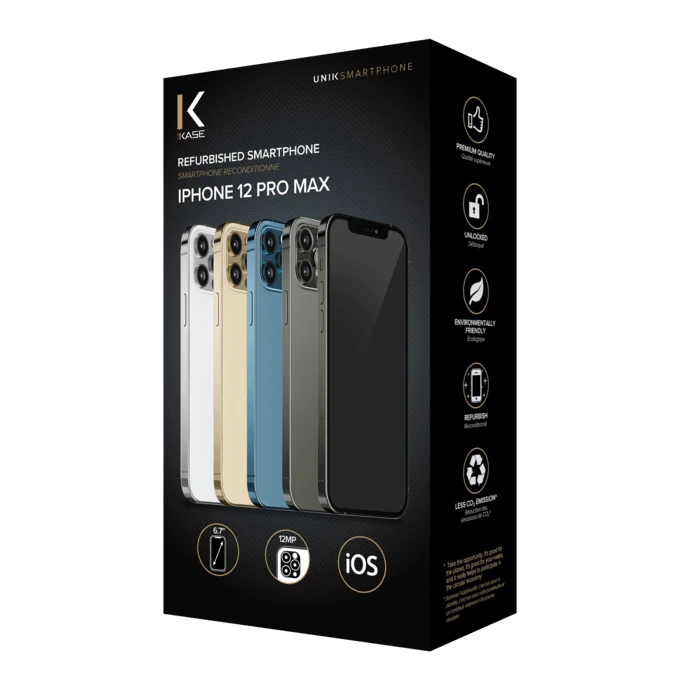 Apple IPhone 12 Pro Max Reconditionné 128 Go, Bleu Pacifique, Débloqué 7 Apple IPhone 12 Pro Max Reconditionné 128 Go, Bleu Pacifique, Débloqué – Image 5