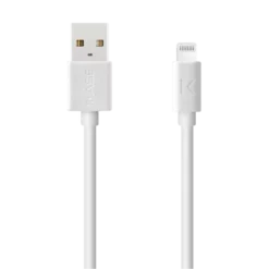 Câble Lightning Certifié MFi Apple Charge Speed 3A Charge/ Sync (3M), Blanc Lumineux