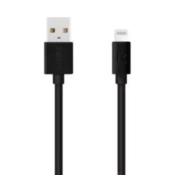 Câble Lightning Certifié MFi Apple Charge Speed 3A Charge/ Sync (3M), Noir De Jais