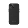 Coque En Suède Alcantara Pour Apple IPhone 13 Mini, Noir Minuit
