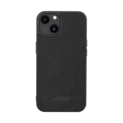 Coque En Suède Alcantara Pour Apple IPhone 13, Noir Minuit