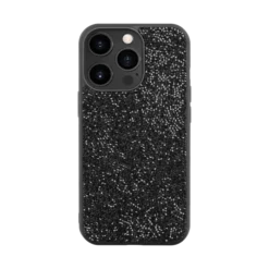 Coque Bling Strass Pour Apple IPhone 13 Pro, Minuit Noir
